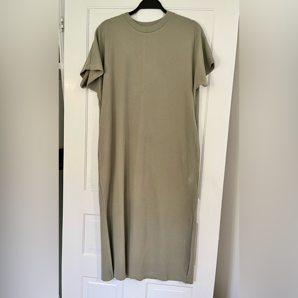 Sage Green Midi Dress